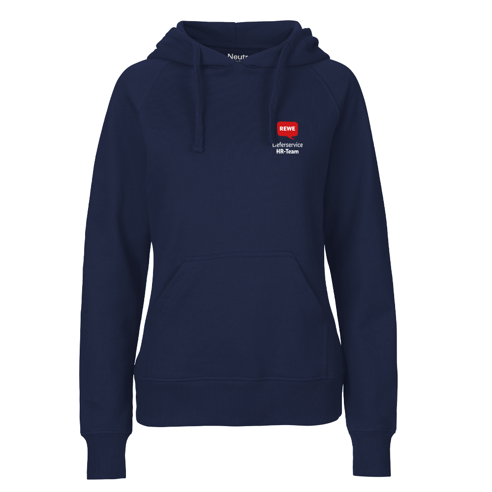 REWE Lieferservice Hoody tailliert Navy 