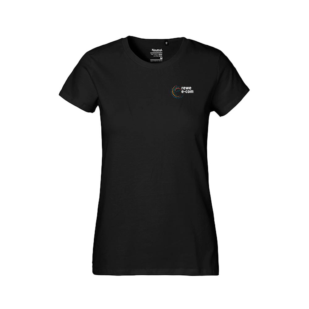 REWE e-com T-Shirt tailliert schwarz