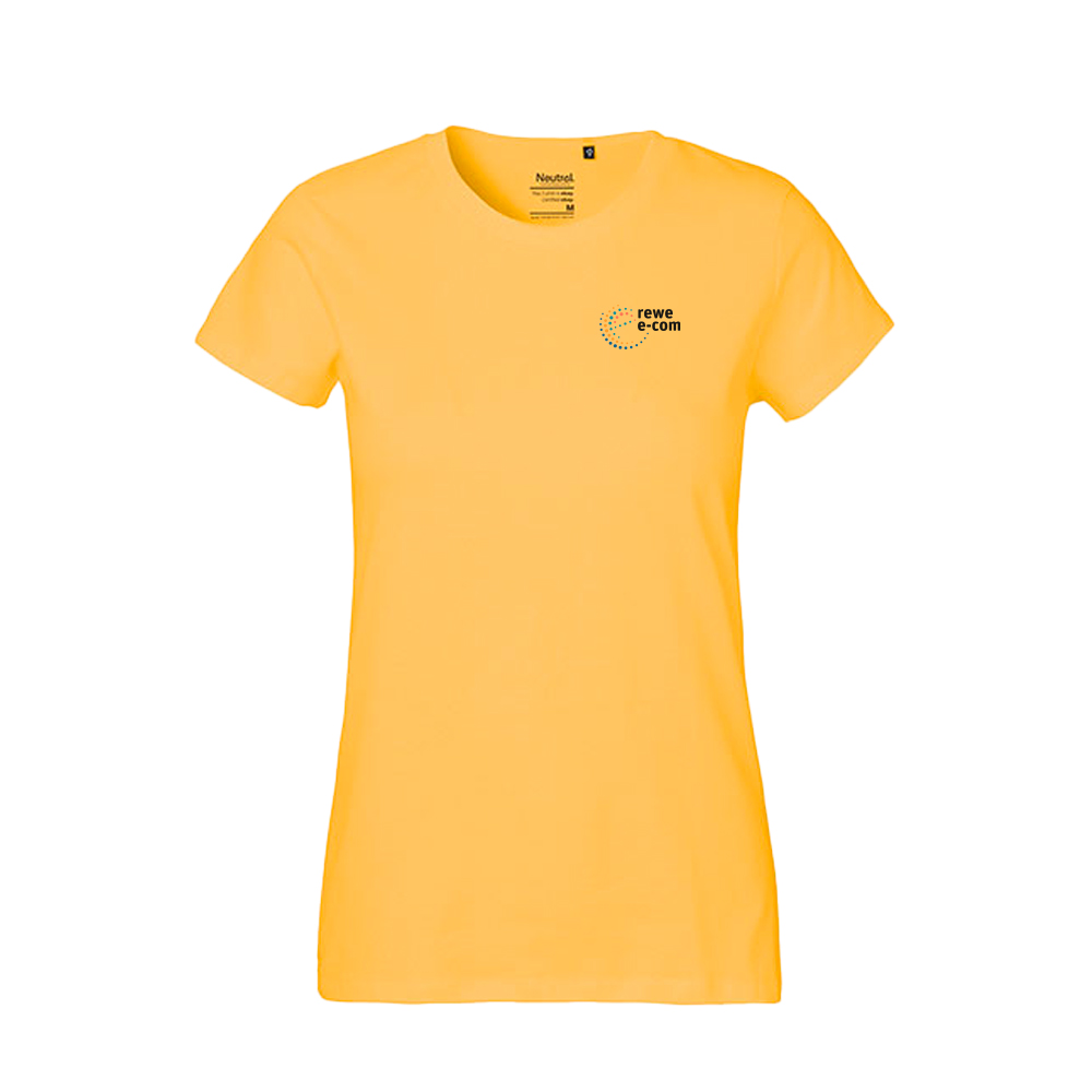 REWE e-com T-Shirt tailliert gelb