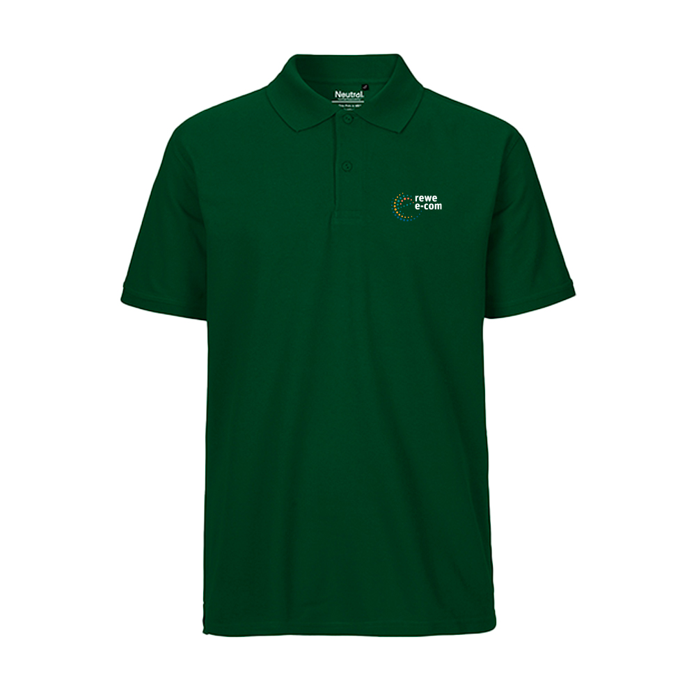 REWE e-com Polo unisex bottle green