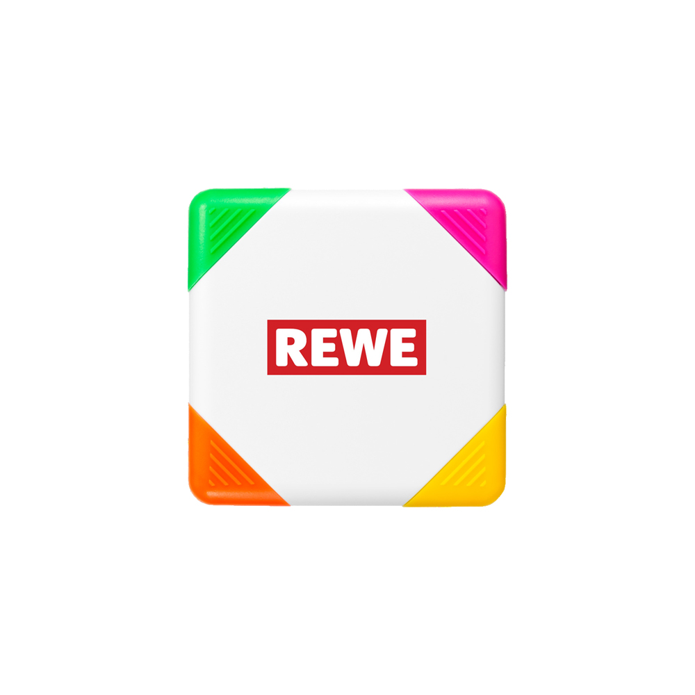 REWE HR Trafalgar quadratischer vierfarbiger Marker