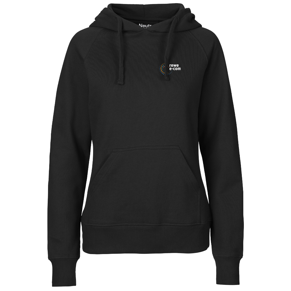 REWE e-com Hoody tailliert schwarz 
