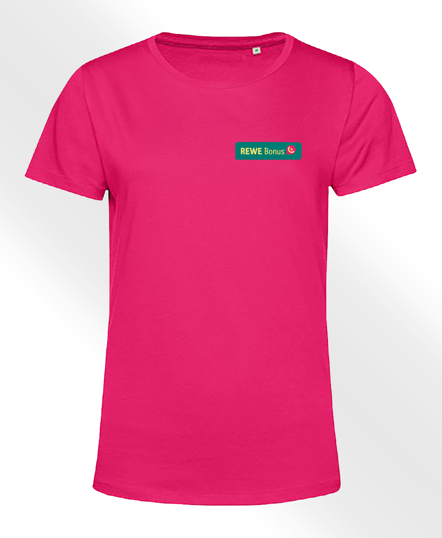 REWE Bonus T-Shirt tailliert pink