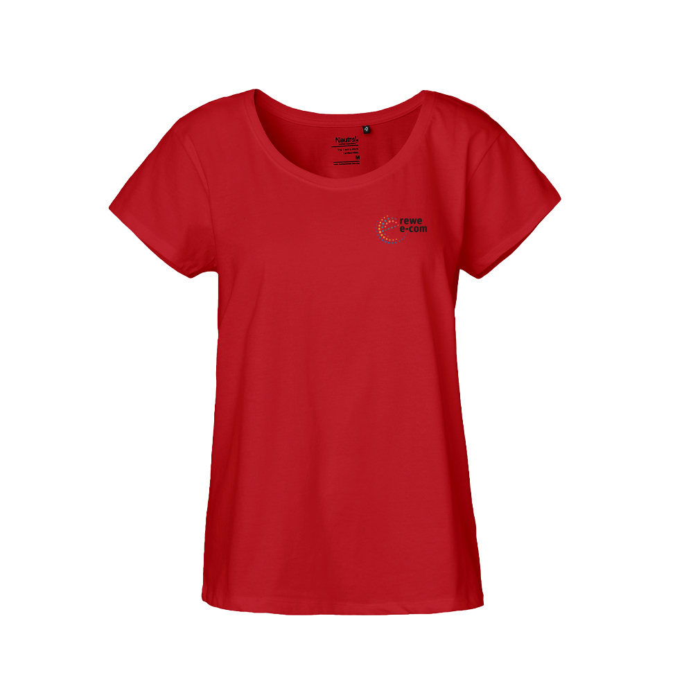 REWE e-com T-Shirt loose fit rot damen 