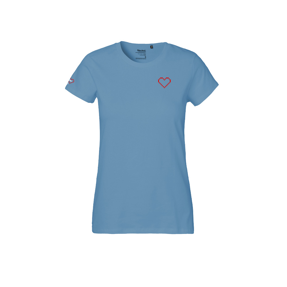 REWE HR Operations T-Shirt tailliert dusty indigo 