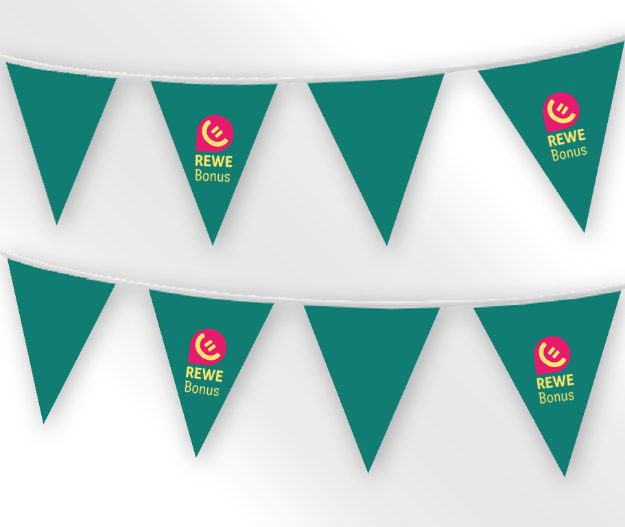 REWE Bonus Wimpelkette