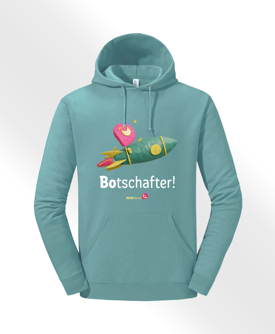 REWE Bonus "BO" Hoody sage Größe S